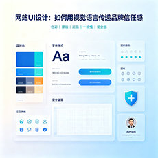 株洲建站-网站UI设计：如何用视觉语言传递品牌信任感