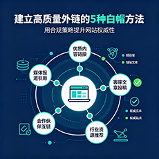 株洲建站-建立高质量外链的5种白帽方法
